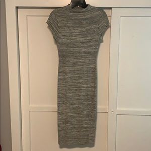 Black Bead bodycon fitted Dress